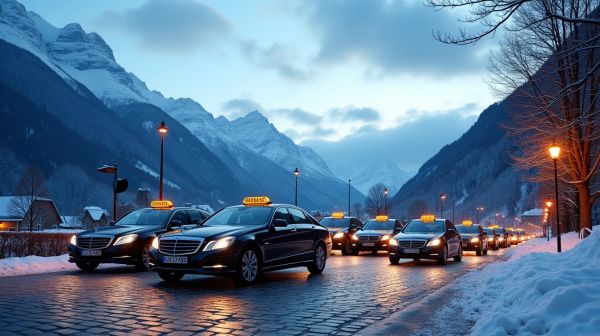 Choisir un taxi à Gstaad : un service rapide et fiable